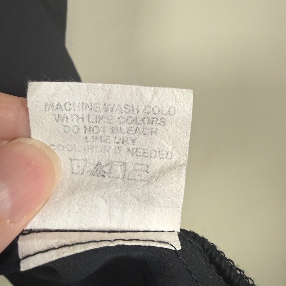 Living Doll Black Sheer Bow Detail Sleeveless Tank Medium - Picture 6 of 11